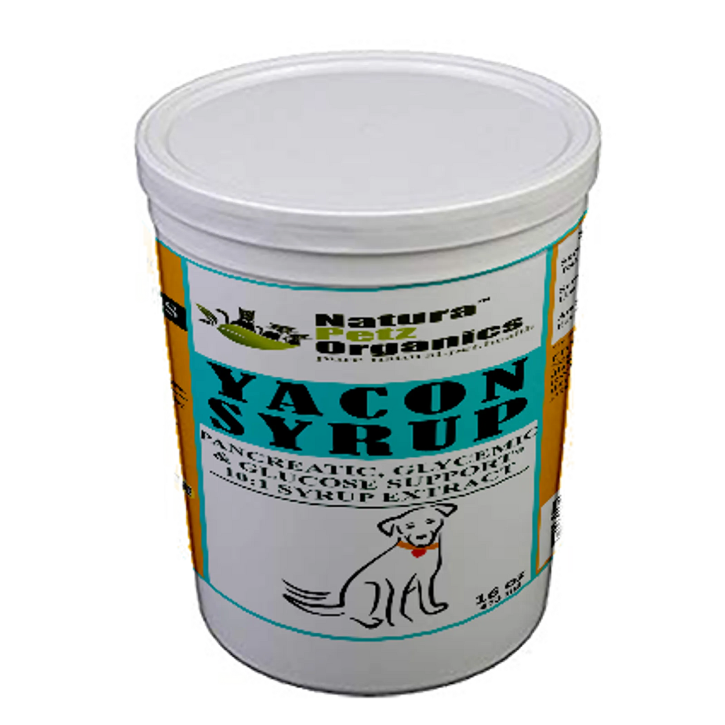 Yacon Leaf Syrup - Pancreatic Support* 10:1 The Petz Kitchen Yacon Syrup 10:1 Alcohol Free For Dogs & Cats* Meals & Treats