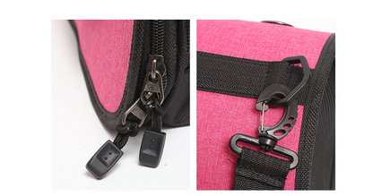 Foldable Cat Backpack with Breathable Mesh Design