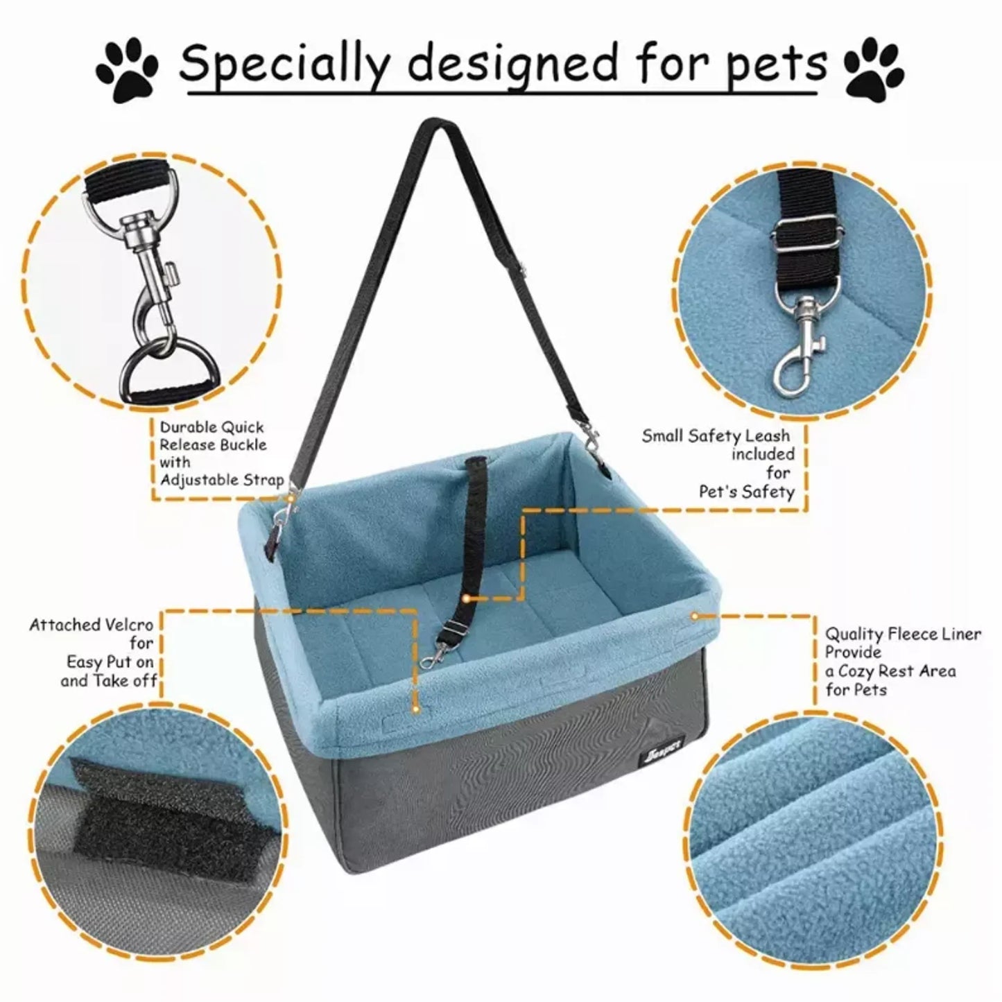 JESPET & GOOPAWS Dog Booster Seat