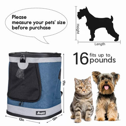 JESPET Pet Backpack Carrier for Small Dog