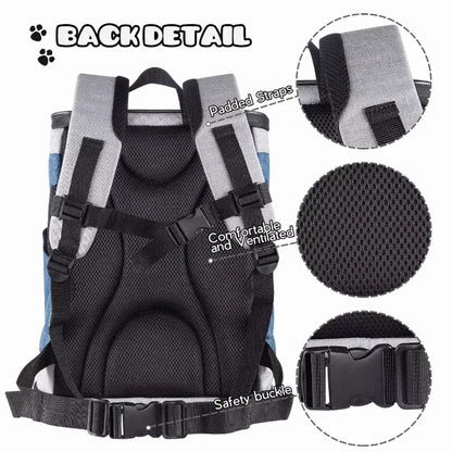 JESPET Pet Backpack Carrier for Small Dog