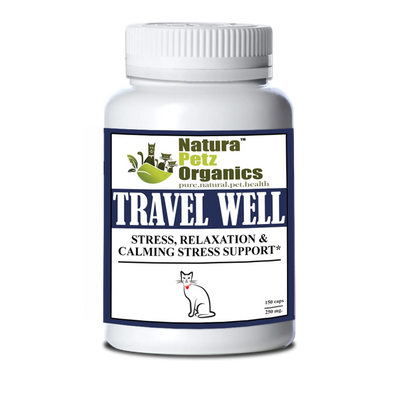 Travel Well - Stress, Relaxation & Calming Stress Support* For Dogs And Cats On The Go*