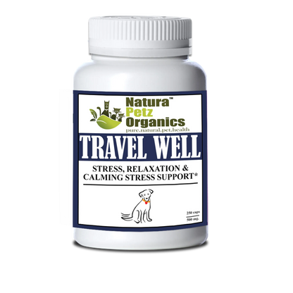 Travel Well - Stress, Relaxation & Calming Stress Support* For Dogs And Cats On The Go*