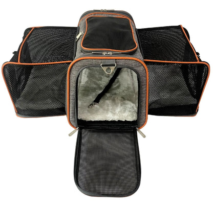 Mr. Peanut's Diamond Series Double Expandable Pet Carrier