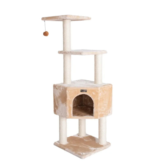 Real Wood 3 Level Cat Tower