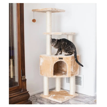 Real Wood 3 Level Cat Tower