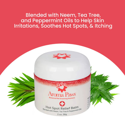 2 oz. Hot Spot Relief Balm -Neem & Tea Tree