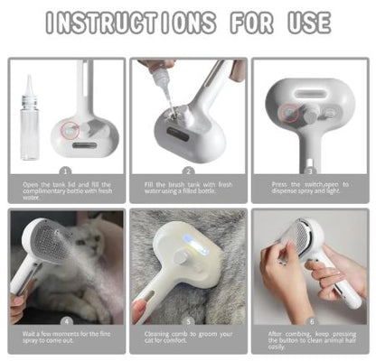 Steamy Brush Pet Spray