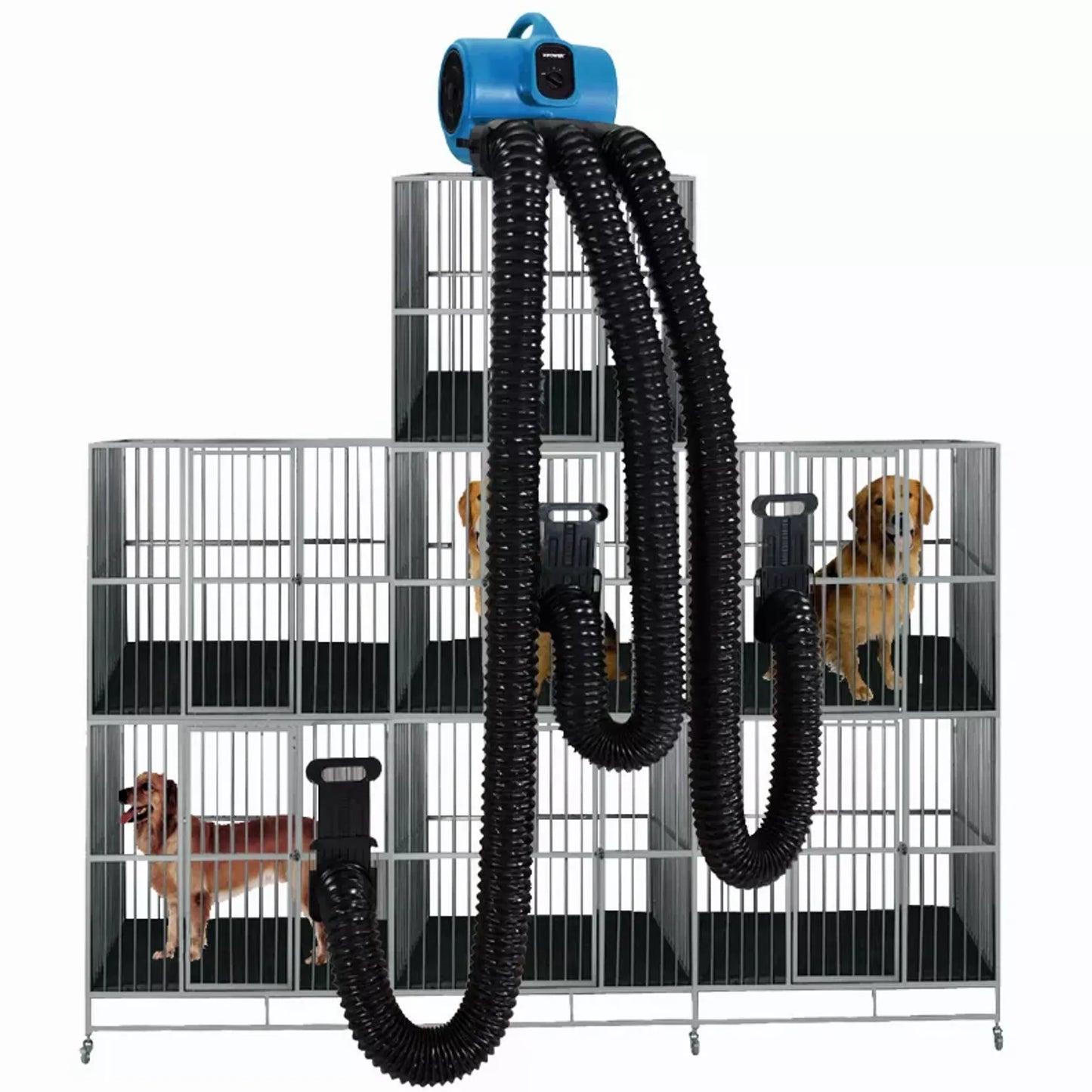 XPOWER X-430TF-MDK Professional 3 Speed Pet Grooming Dog Cage Dryer