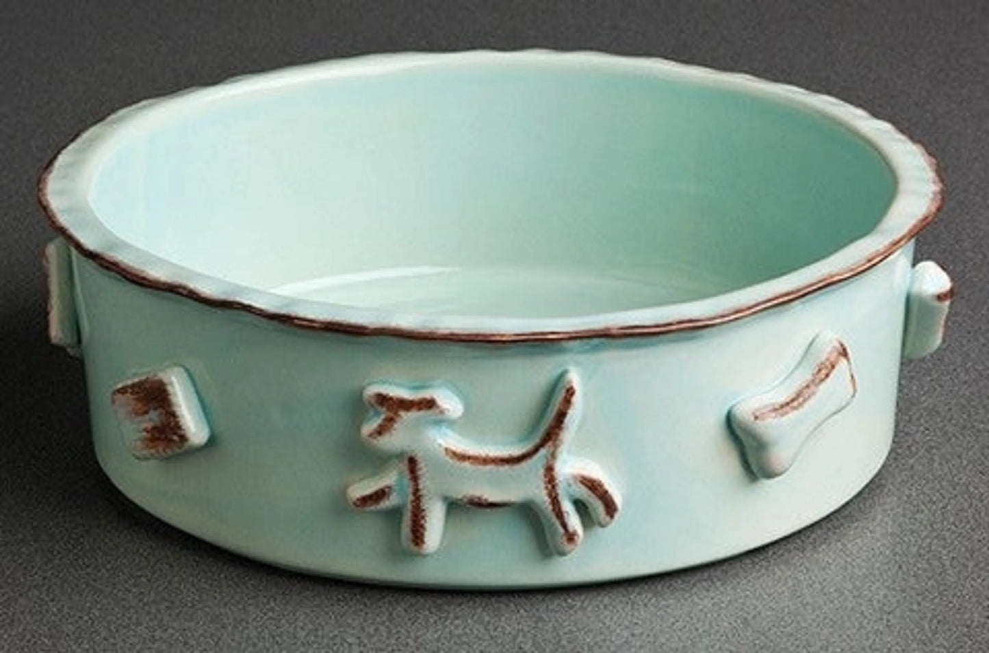 Carmel Ceramica Dog Food/Water Bowl