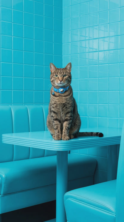 Gentle Paws™ Airtag Reflective Pet Collar (One Piece)